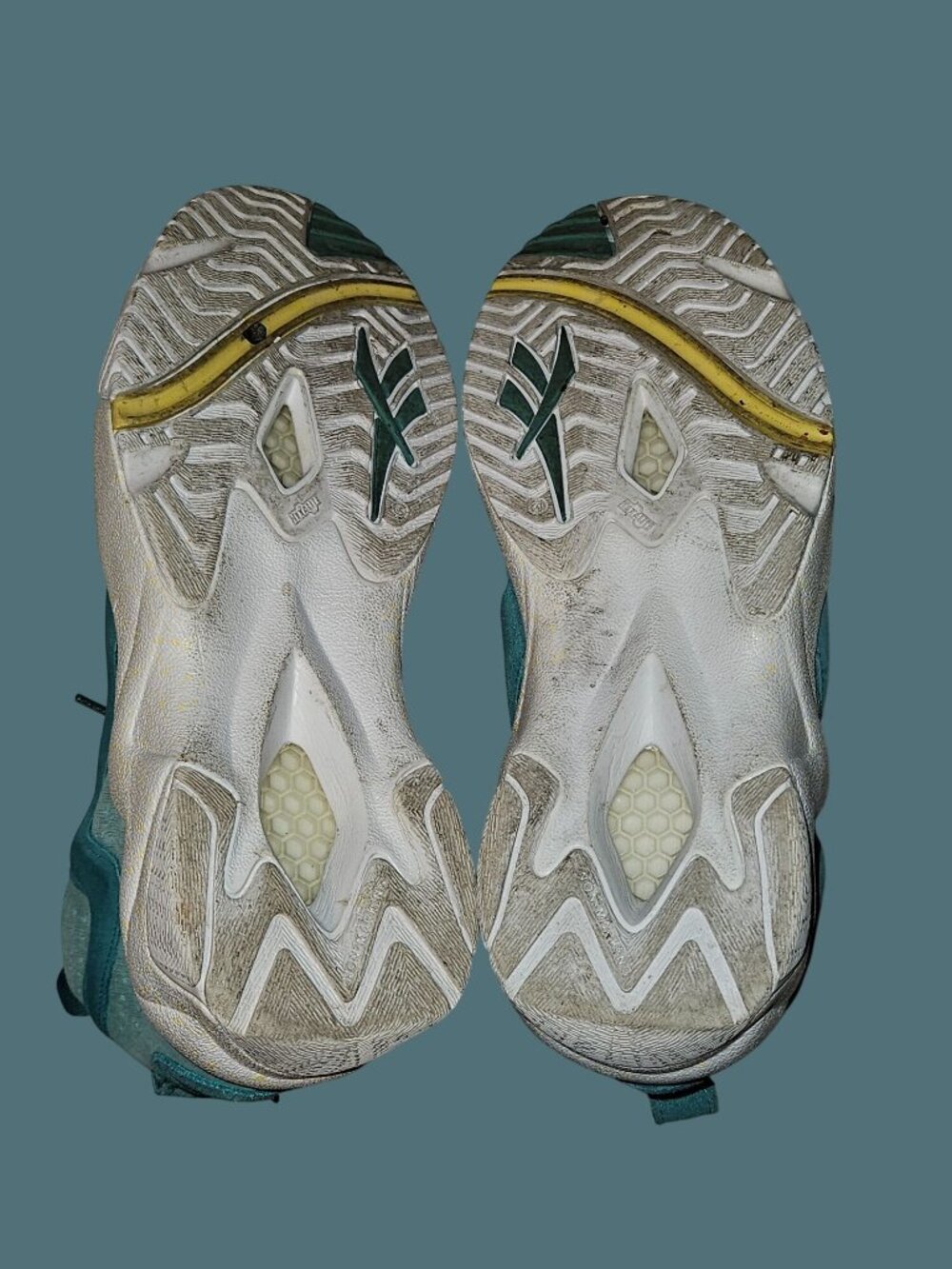 Reebok Kamikaze Teal Blue Suede Sneakers Men Size 8 - Picture 8 of 10